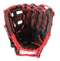 11 1/2-inch H-Web â€“ Double Play Series Black w/ Red Laces