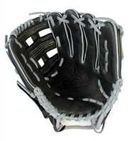 11 1/2-inch H-Web â€“ Double Play Series Black w/ Gray Laces