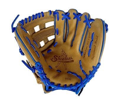 11 1/2-inch H-Web â€“ Double Play Series Brown w/ Blue Laces