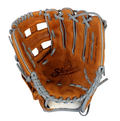 11 1/2-inch H-Web â€“ Double Play Series Brown w/ Gray Laces